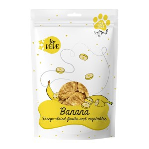 PAKA ZWIERZAKA - LIO PEPE BANANA 30g - liofilizowany banan