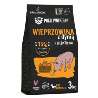 PAKA ZWIERZAKA - Seventh Heaven - Wieprzowina z dynią L 3kg - dla psów średnich i dużych ras